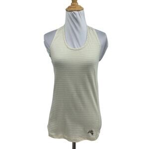 Tracksmith Tank Top Womens S Small Horizon Striped Racerback Dropcut Performance